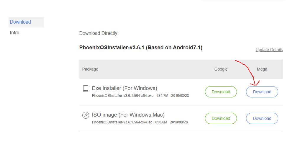 phoenix os download windows 7